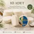 Internatural Hindistan Cevizi Süngerli Bitkisel Banyo Sabunu 10lu Paket (10 x 120 g)