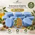 Internatural Jojoba Süngerli Bitkisel Banyo Sabunu 10lu Paket (10 x 120 g)