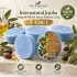 Internatural Jojoba Süngerli Bitkisel Banyo Sabunu 5li Paket (5 x 120 g)