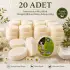 Internatural Keçi Sütü Süngerli Bitkisel Sabun 20li Paket (20 x 120 g)