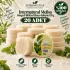 Internatural Melisa Süngerli Bitkisel Banyo Sabunu 20li Paket (20 x 120 g)