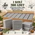 Internatural Meşe Külü Bitkisel Sabun 120 g - 200 Adet (1 Koli)