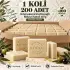 Internatural Zeytinyağlı Bitkisel Sabun 120 g - 200 Adet (1 Koli)