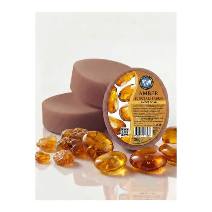 Internatural Amber Süngerli Bitkisel Banyo Sabunu