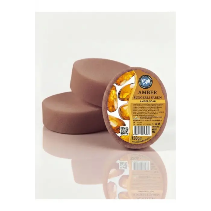 Internatural Amber Süngerli Bitkisel Banyo Sabunu
