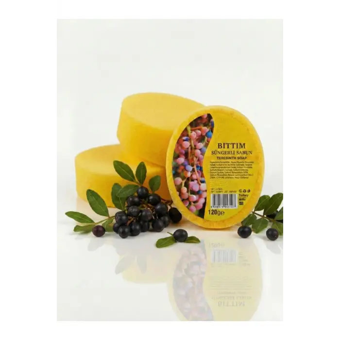 Internatural Bıttım Süngerli Bitkisel Banyo Sabunu 120 g
