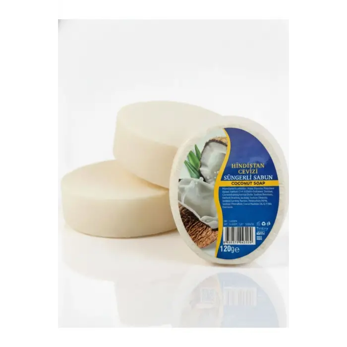 Internatural Hindistan Cevizi Süngerli Bitkisel Banyo Sabunu 120 g