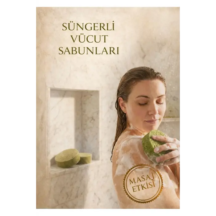 Internatural Termal Kil Süngerli Bitkisel Banyo Sabunu 120 g