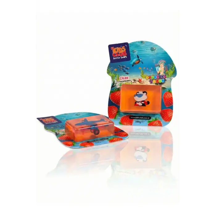 KC Kids Club Toysn Soaps Çilek Oyuncaklı Sabun 100 g