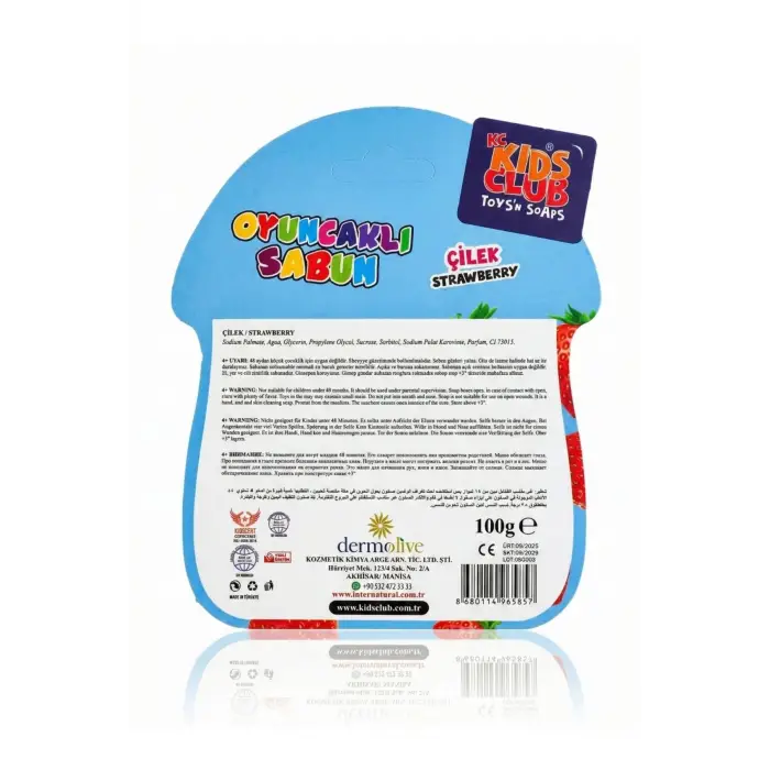 KC Kids Club Toysn Soaps Çilek Oyuncaklı Sabun 100 g