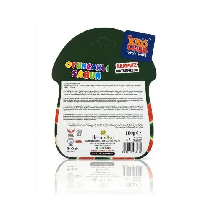 KC Kids Club Toysn Soaps Karpuz Oyuncaklı Sabun 100 g