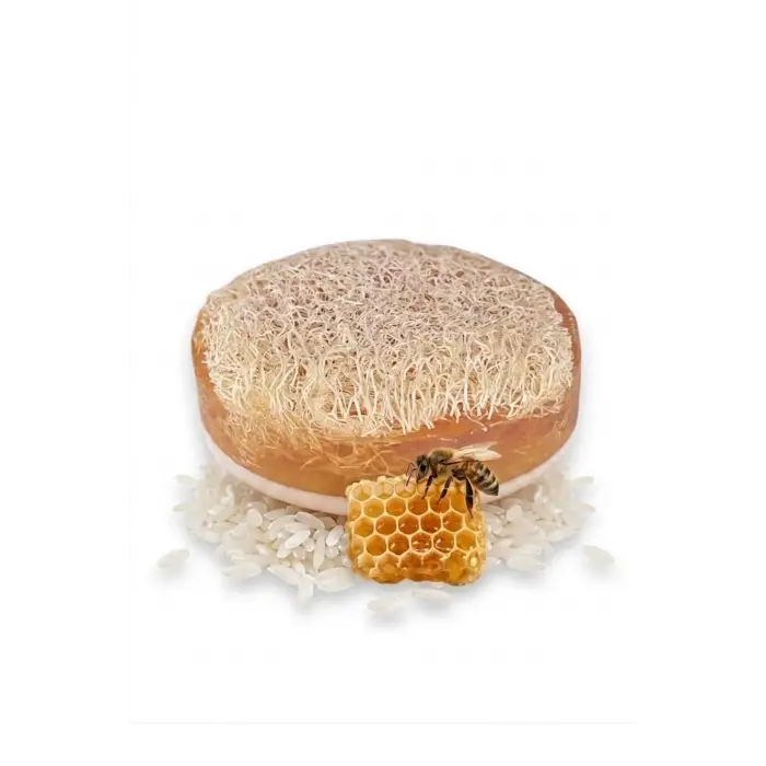 Internatural Ballı & Pirinç Kabak Lifli Bitkisel Sabun 110 g