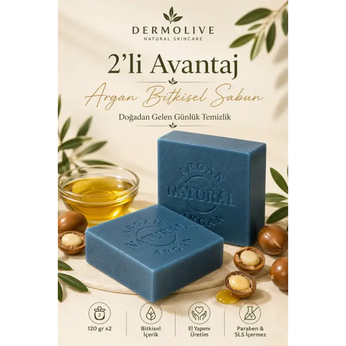Internatural 2li Avantaj - Argan Bitkisel Sabun 2 x 120 g