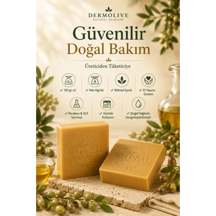 Internatural 3lü Avantaj - Bıttım Bitkisel Sabun 3 x 120 g