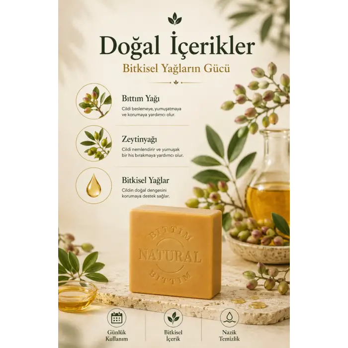 Internatural 10lu Aile - Bıttım Bitkisel Sabun 10 x 120 g