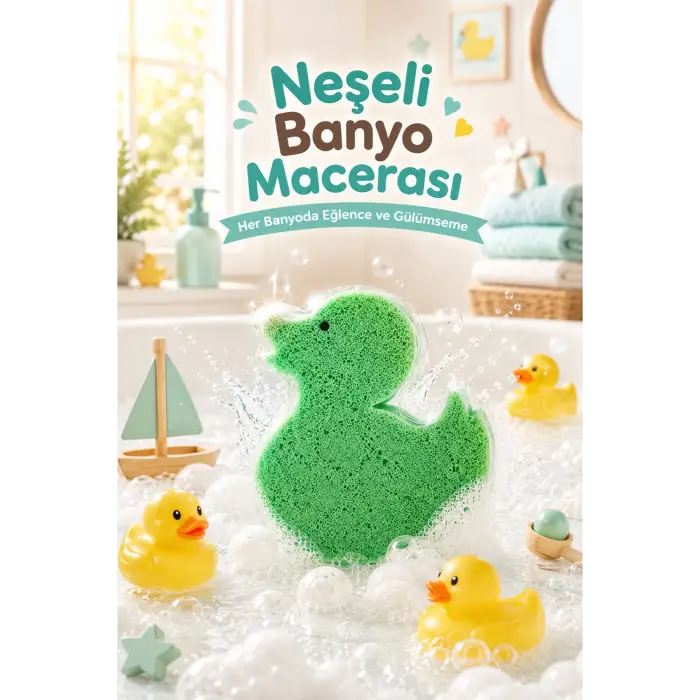 KC Kids Club Toysn Soaps Süngerli Oyuncak Bitkisel Banyo Sabunu Ördek 120 g