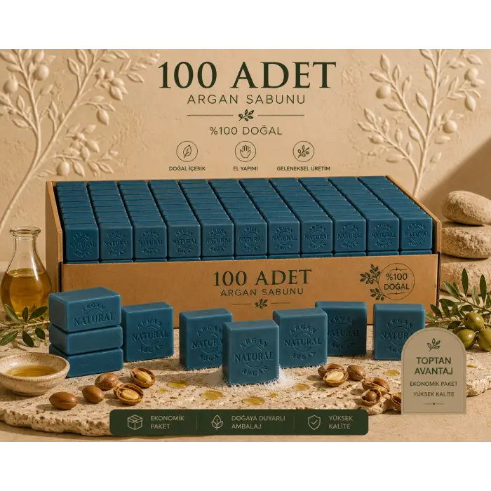 Internatural Argan Bitkisel Sabun 120 g - 100 Adet