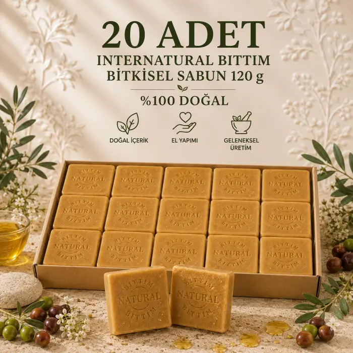 Internatural Bıttım Bitkisel Sabun 120 g - 20 Adet