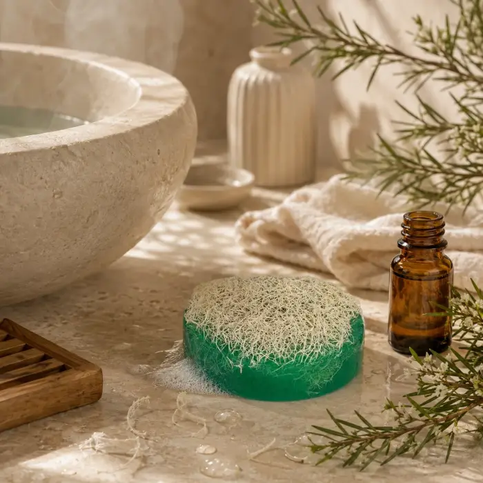 Internatural Çay Ağacı Kabak Lifli Bitkisel Sabun 110 g