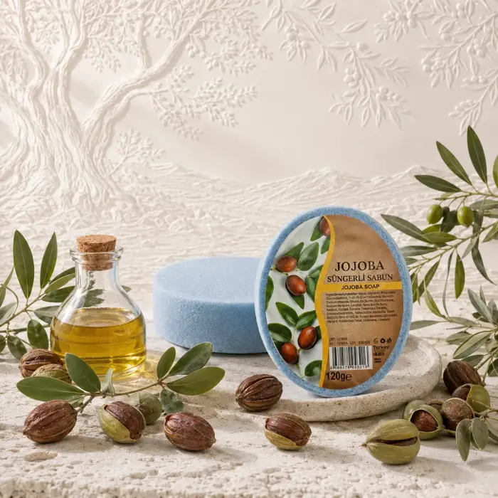 Internatural Jojoba Süngerli Bitkisel Banyo Sabunu 120 g