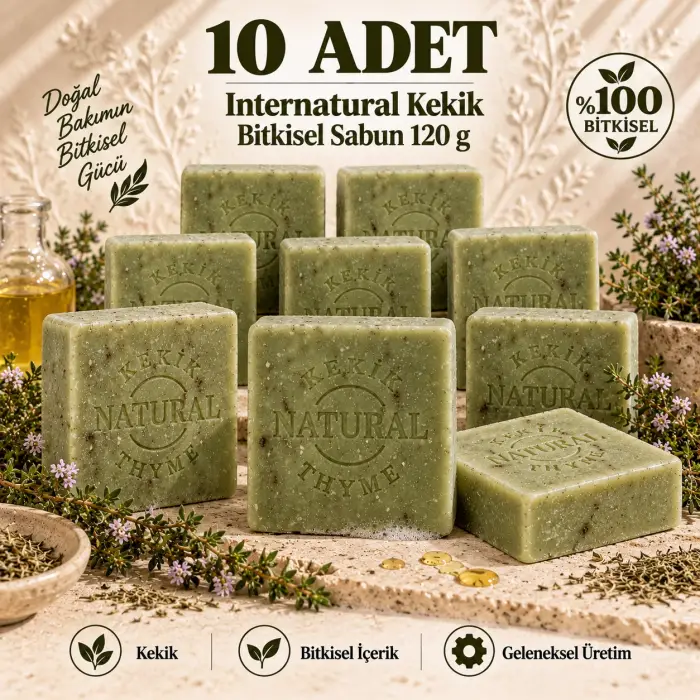 Internatural Kekik Bitkisel Sabun 120 g - 10 Adet