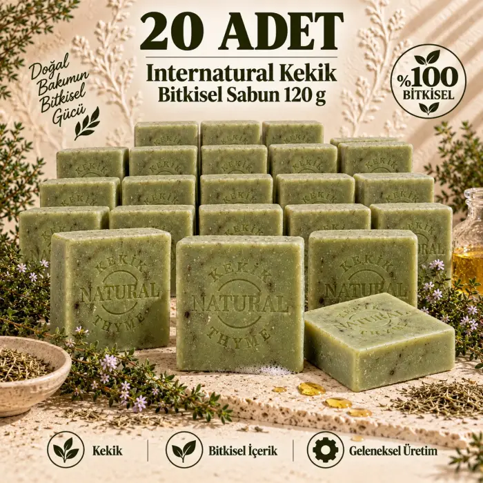 Internatural Kekik Bitkisel Sabun 120 g - 20 Adet