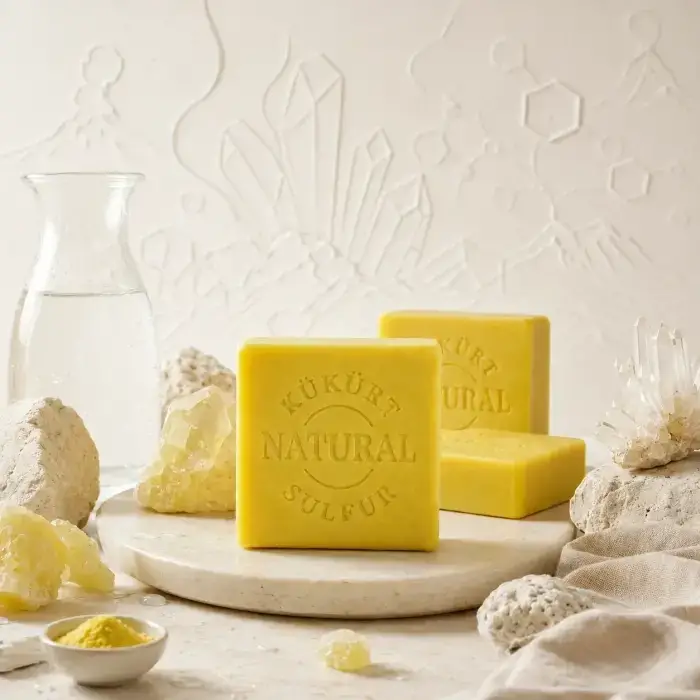 Internatural Kükürt Bitkisel Sabun 120 g - 50 Adet