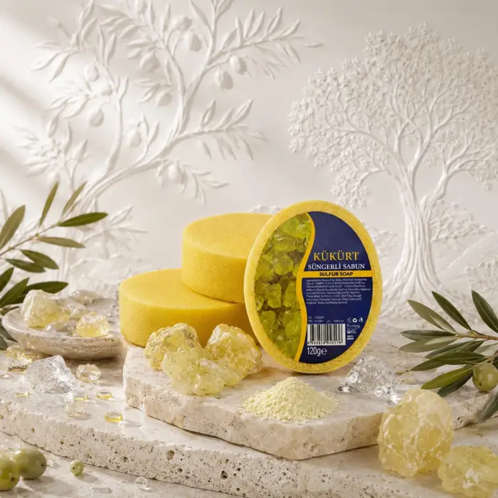 Internatural Kükürtlü Süngerli Bitkisel Banyo Sabunu 120 g