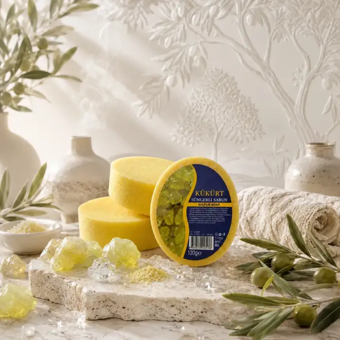 Internatural Kükürtlü Süngerli Bitkisel Banyo Sabunu 120 g