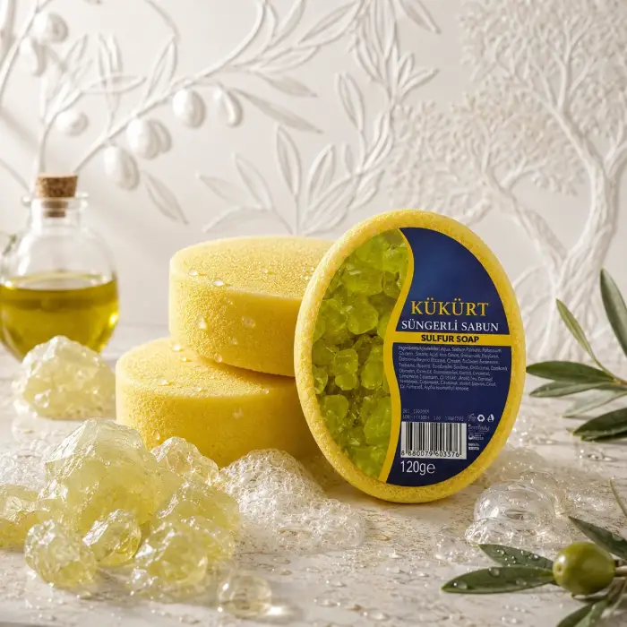 Internatural Kükürtlü Süngerli Bitkisel Banyo Sabunu 120 g