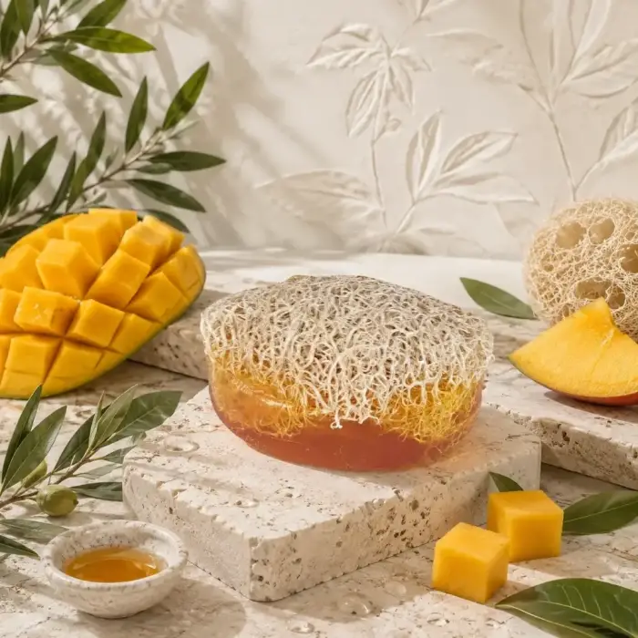 Internatural Mango Kabak Lifli Bitkisel Sabun 10lu Paket (10 x 110 g)