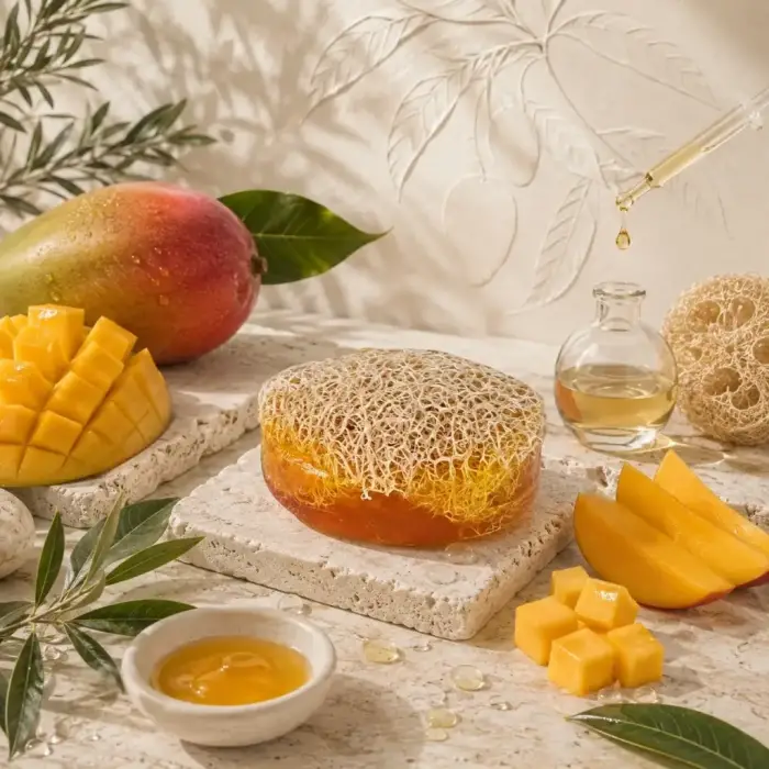 Internatural Mango Kabak Lifli Bitkisel Sabun 5li Paket (5 x 110 g)