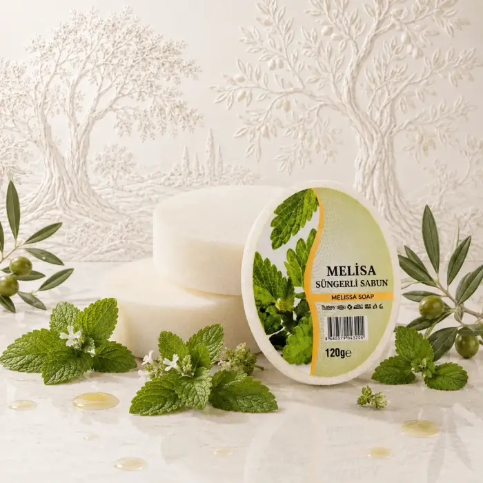 Internatural Melisa Süngerli Bitkisel Banyo Sabunu 120 g