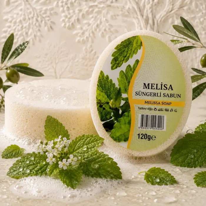 Internatural Melisa Süngerli Bitkisel Banyo Sabunu 120 g