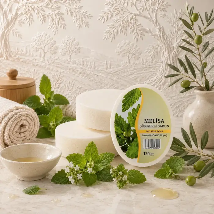 Internatural Melisa Süngerli Bitkisel Banyo Sabunu 120 g