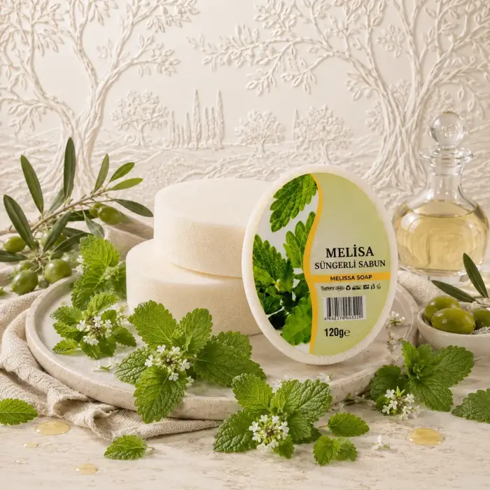 Internatural Melisa Süngerli Bitkisel Banyo Sabunu 120 g