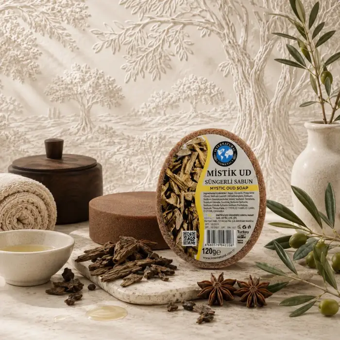Internatural Mistik Ud Süngerli Bitkisel Banyo Sabunu 120 g