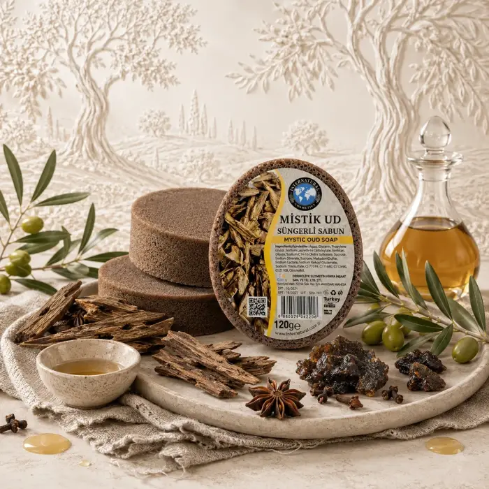 Internatural Mistik Ud Süngerli Bitkisel Banyo Sabunu 120 g