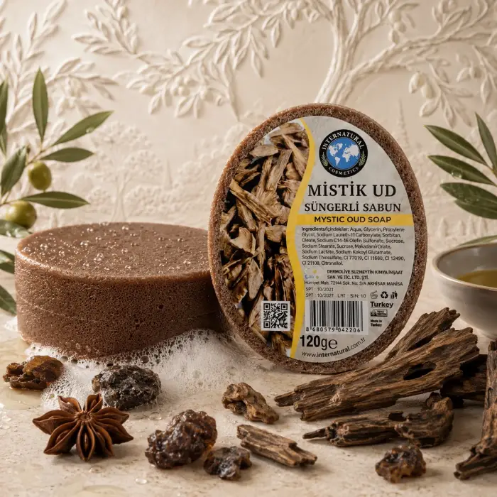 Internatural Mistik Ud Süngerli Bitkisel Banyo Sabunu 120 g