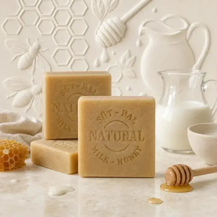 Internatural Süt - Bal Bitkisel Sabun 120 g - 50 Adet