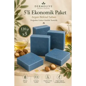 Internatural 5li Ekonomik - Argan Bitkisel Sabun 5 x 120 g