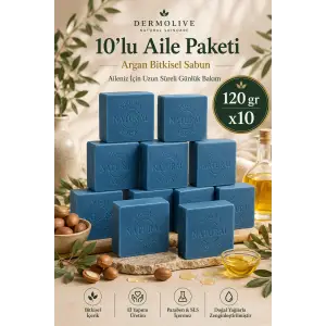 Internatural 10lu Aile - Argan Bitkisel Sabun 10 x 120 g