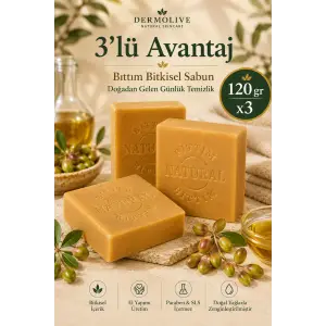 Internatural 3lü Avantaj - Bıttım Bitkisel Sabun 3 x 120 g