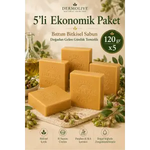 Internatural 5li Ekonomik - Bıttım Bitkisel Sabun 5 x 120 g