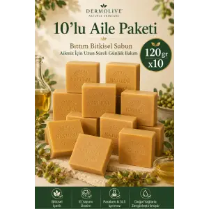 Internatural 10lu Aile - Bıttım Bitkisel Sabun 10 x 120 g