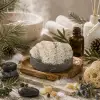 Internatural Ardıç Katranı Kabak Lifli Bitkisel Sabun 80li Paket (80 x 110 g)
