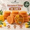 Internatural Mango Süngerli Bitkisel Sabun 10lu Paket (10 x 120 g)
