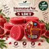 Internatural Nar Süngerli Bitkisel Banyo Sabunu 5li Paket (5 x 120 g)