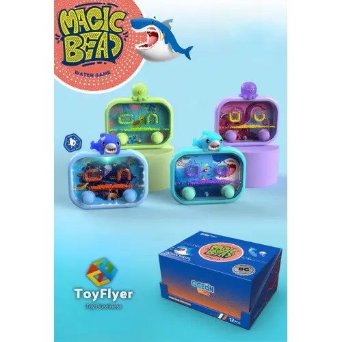 Su Oyunu (Water Game) Çocuklar İçin – Eğlenceli Halka Geçirme Işıklı Shark ve Ahtapot