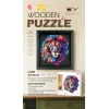 3D Puzzle Ahşap Minyatür Maket Kiti DIY Kendin Yap Aslan 155 Parça